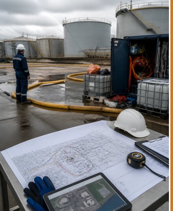 Разработка плана ликвидации разливов нефти в Рыбинске